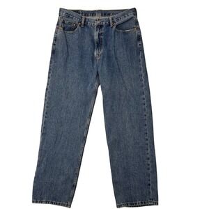 Levi Strauss 550 Relaxed Fit Retro Utility Heritage Men 36x32 Blue Denim Classic